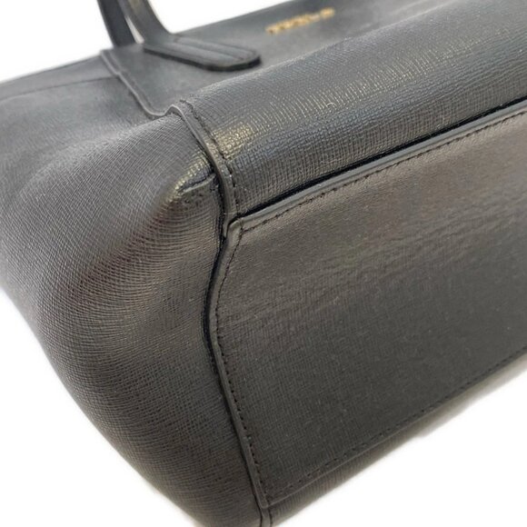 Auth FURLA Ariana 930331 Black Leather - Handbag - Picture 4 of 10